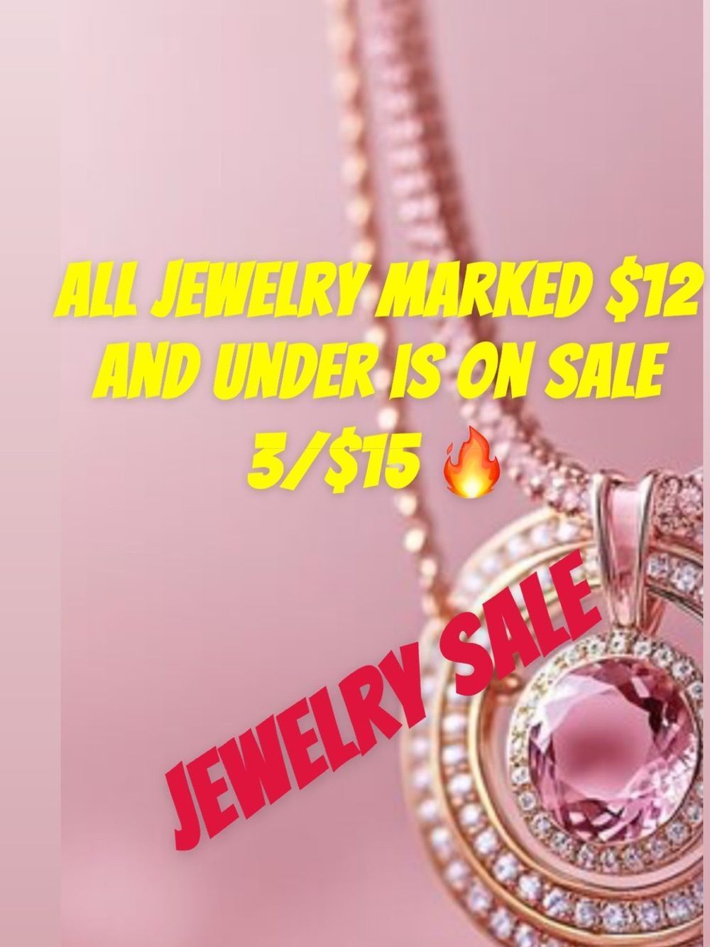 🔥JEWELRY CLEARANCE GOOD TIL END OF JUNE - Picture 1 of 1